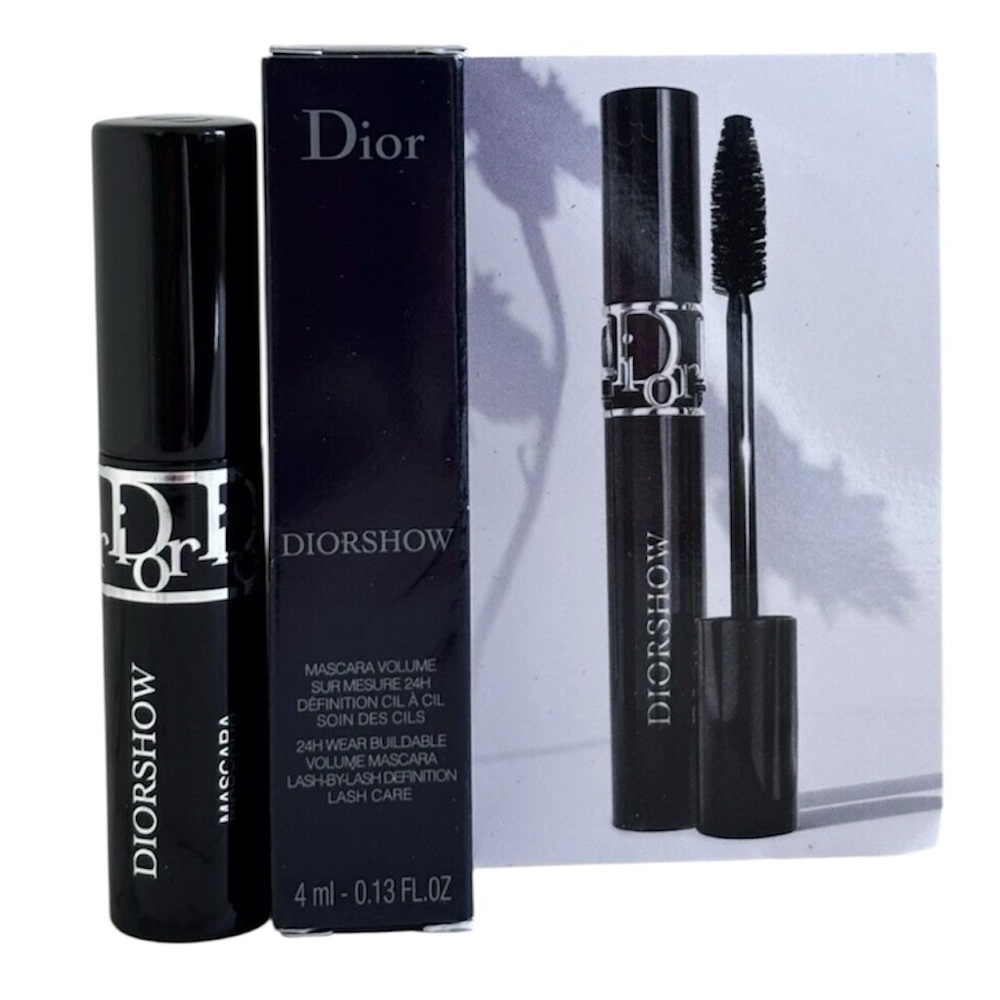 Dior DIORSHOW Mascara Volume 090 Noir /Black 4ml/0.13floz NIB Travel Luxury